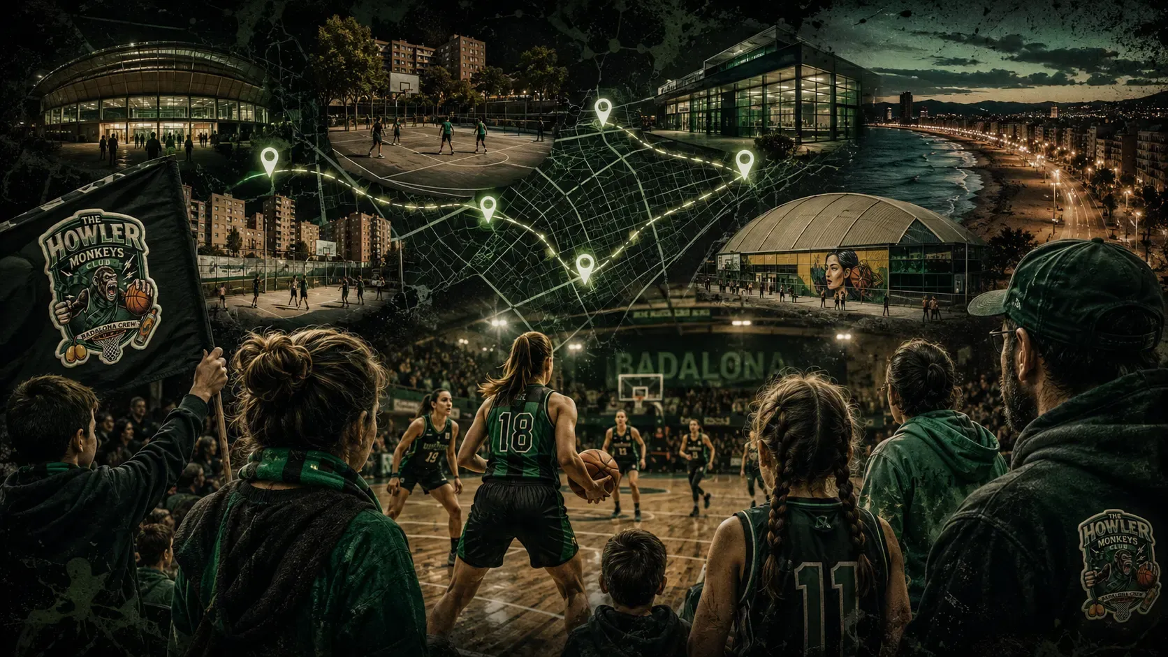 On veure bàsquet femení a Badalona: clubs, pavellons i pistes