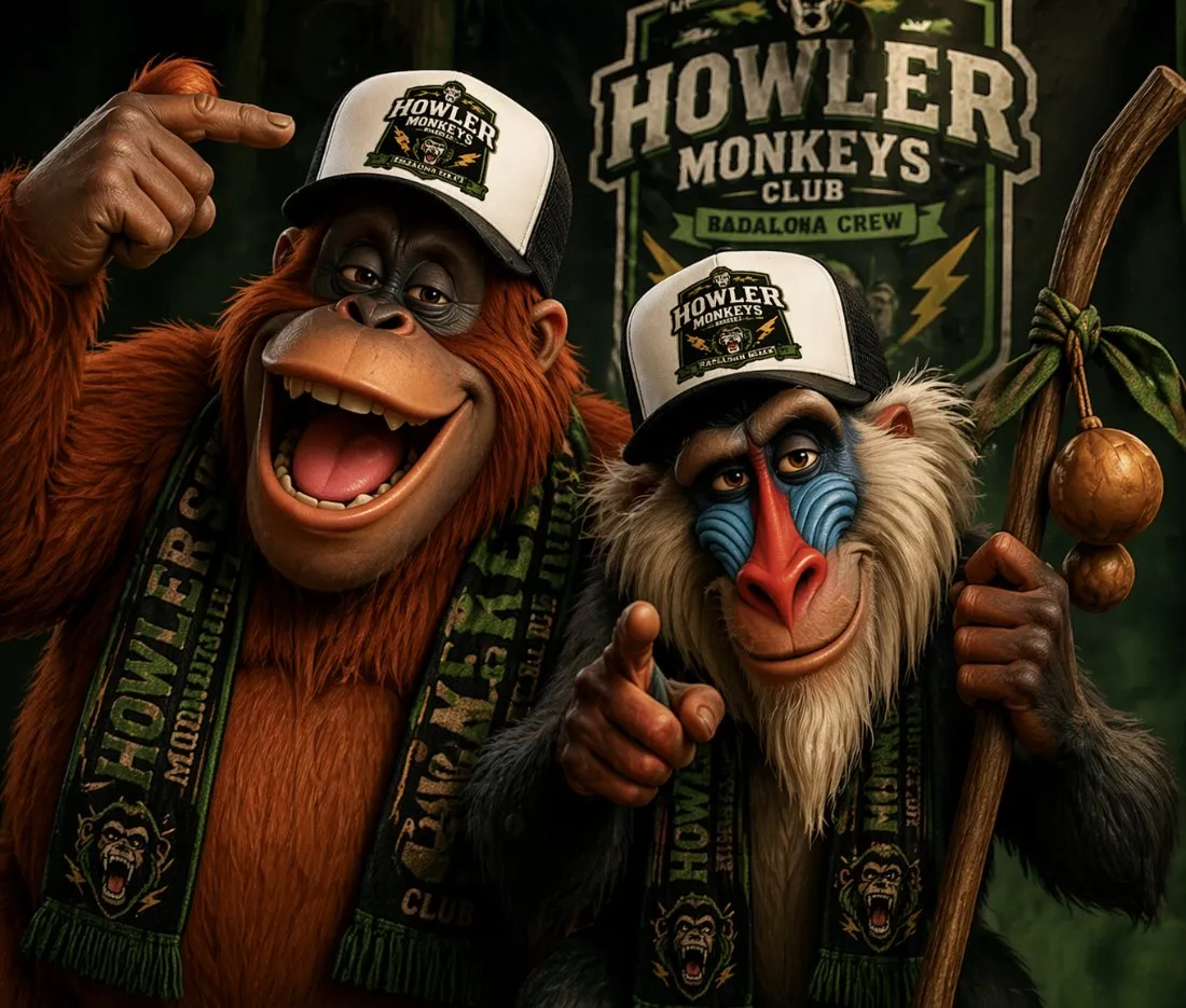 Da Founders — il·lustració oficial del Howler Monkeys Club