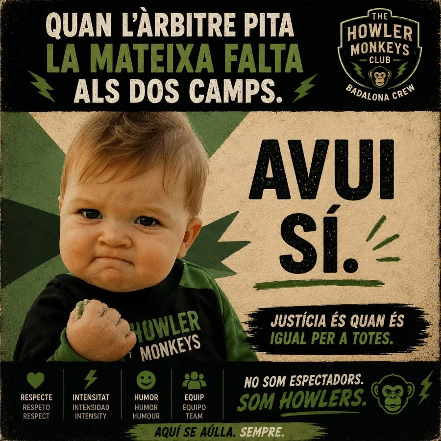 Avui sí · justícia és quan és igual per a totes