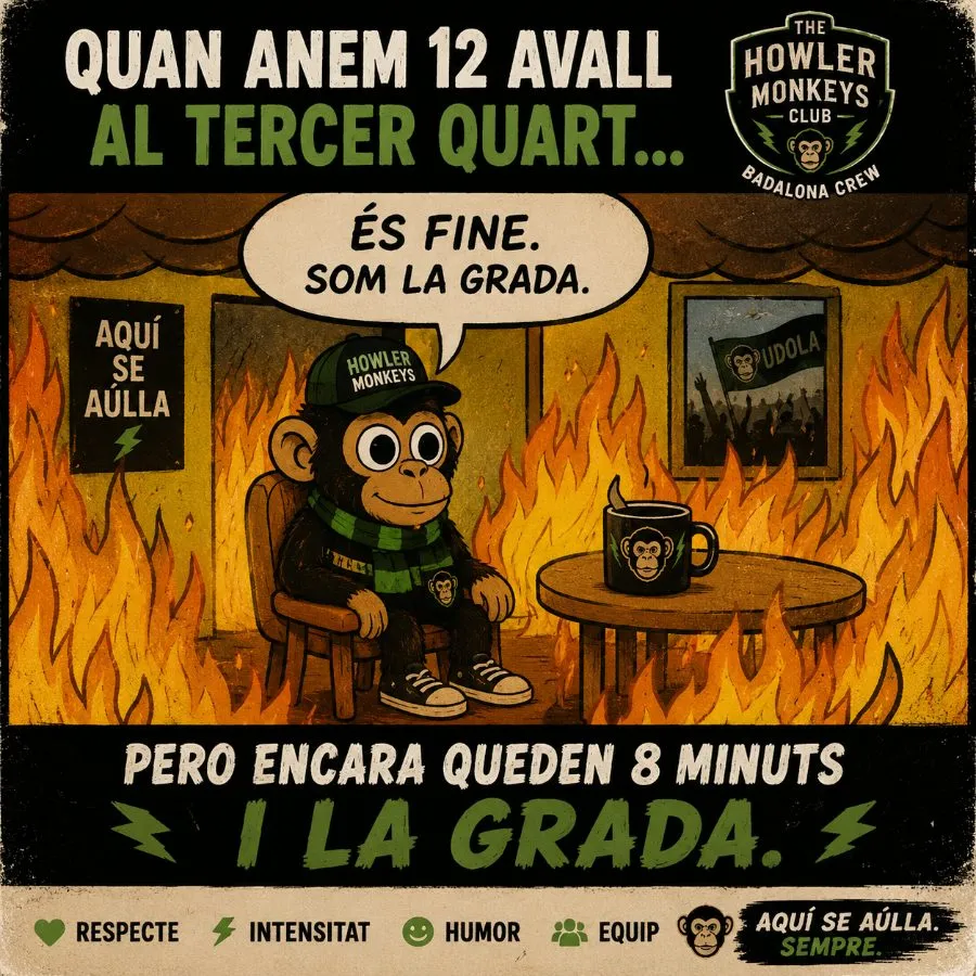 Quan anem 12 avall… és fine, som la grada