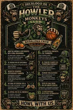 Decálogo Howler — placa original