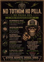 Mini-manifest Howler — placa original