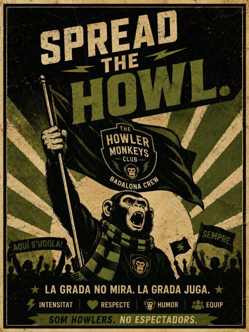 Spread the Howl — pòster Howler Monkeys